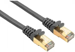 Hama CAT 5e Network Cable STP Gold-plated Shielded Grey 15m