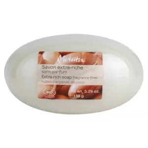 Melvita Savon Nourishing Cleansing Bar Fragrance-Free 150 g
