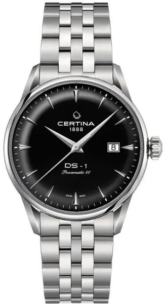Certina Watch DS-1 Mens Powermatic 80 - Black CRT-467