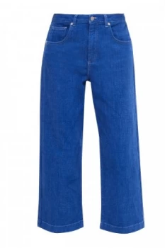 French Connection Cropped Cone Jeans Blue