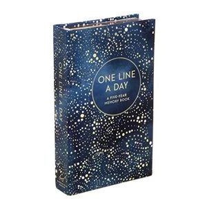 Celestial One Line a Day Notebook / blank book 2017