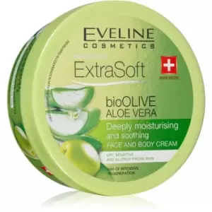 Eveline Cosmetics Extra Soft moisturising and soothing cream for sensitive skin Bio Olive & Aloe Vera 175ml