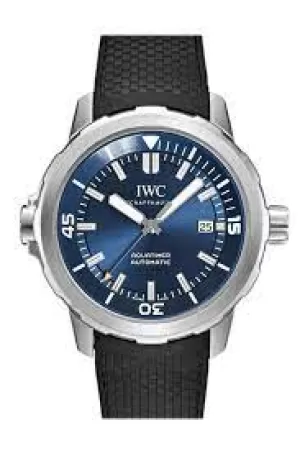 IWC Aquatimer Automatic Expedition Jacques-Yves Cousteau Blue Dial Mens Watch IW329005 IW329005
