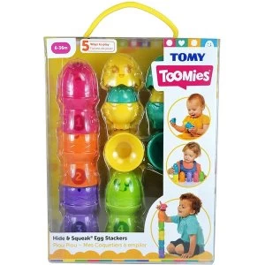 Tomy Hide & Squeak Egg Stackers