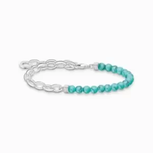 Charm Club Turquoise Pearls Bracelet A2098-404-17