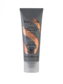 Sanctuary Spa Sanctuary 5 minute Thermal Charcoal Detox Mask 75ml One Colour, Women