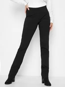 Long Tall Sally Bi-stretch Straight Leg Trouser 34" - Black, Size 22, Length 38, Women