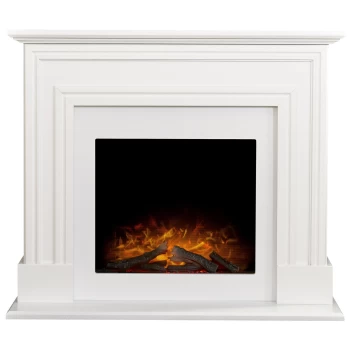 Adam Sandwell Electric Fire Suite - White
