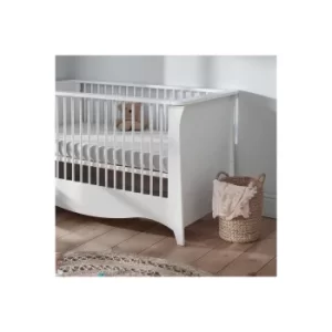 Cuddle Co Clara White Cot Bed