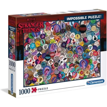 Clementoni Stranger Things Impossible Jigsaw Puzzle - 1000 Pieces