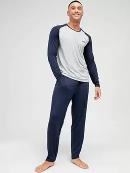 BOSS Bodywear Refined Loungewear Set - Medium Grey, Medium Grey Size M Men