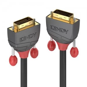 Lindy 36224 DVI cable 5m DVI-D Black