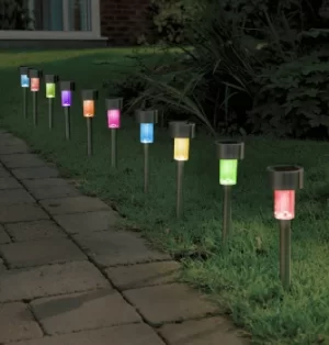 Solalite LED Path Light Solar Stick Multi-Coloured