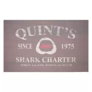 Decorsome x Jaws Quints Shark Charter Woven Rug - Small
