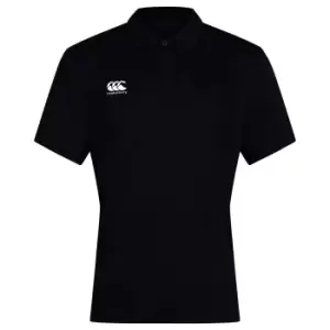 Canterbury Mens Club Dry Polo Shirt (XXL) (Black)