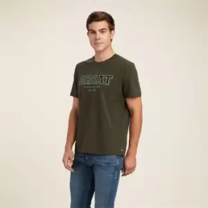 Ariat T Shirt Mens - Green