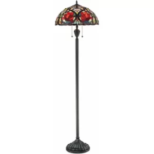 Larissa floor lamp, vintage bronze