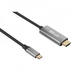 Trust USB-C Cable [1x USB-C plug - 1x HDMI plug] 1.80 m Black
