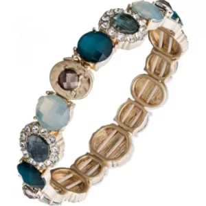 Ladies Lonna And Lilly Gold Plated Lifes a Gem Bracelet