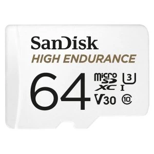 SanDisk High Endurance 64GB MicroSDXC Memory Card