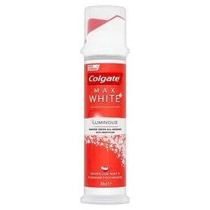 Colgate Max White Luminous Mint Toothpaste Pump 100ml