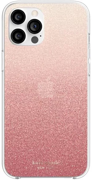 Kate Spade New York Sunset glitter ombre iPhone case Pink