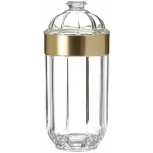 Large Light Gold Acrylic Canister - Premier Housewares