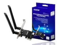 ADDON ADD-XWP3100R WiFi 6E AX3000 Bluetooth 5.2 MU-MIMO Tri Band PCI-E Adapter
