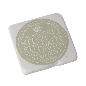 Square Coaster Skint Sleepy Student By Heaven Sends