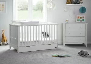 Obaby Belton 2 Piece Nursery Furniture Set - White