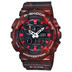 Casio G SHOCK G LIDE 200M Water Resistance Analog Digital Watch GAX 100MB 4A Red