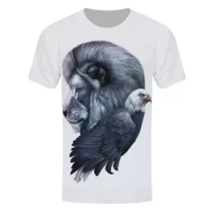 Unorthodox Collective Mens Virtis Duo Sublimation T-Shirt (S) (White/Blue)