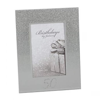 4" x 6" - Birthdays by Juliana Glitter Mirror Frame - 50th