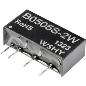 B0505S 2W DCDC converter print 5 Vdc 5 Vdc 400 mA 2 W No. of outputs 1 x