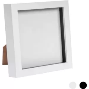 Nicola Spring - 3D Box Photo Frame - 6 x 6' - White