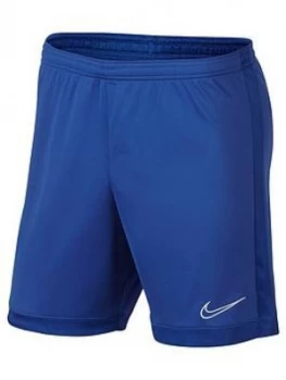 Boys, Nike Junior Dry Knit Academy Short, Blue, Size M (10-11 Years)