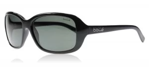 Bolle Molly Sunglasses Shiny Black Shiny Black Polariserade 58mm