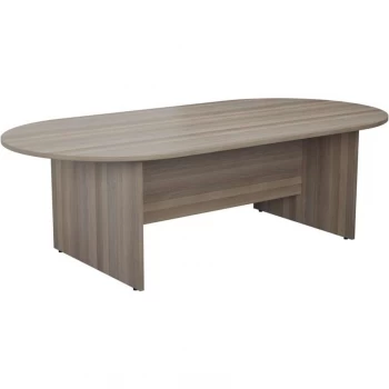 1800MM Oval Meeting Table - Grey Oak