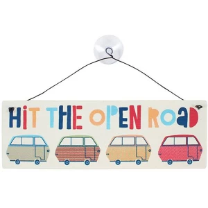 Hit The Open Road Window Sign