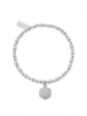 ChloBo Flower Of Life Bracelet, Silver, Women