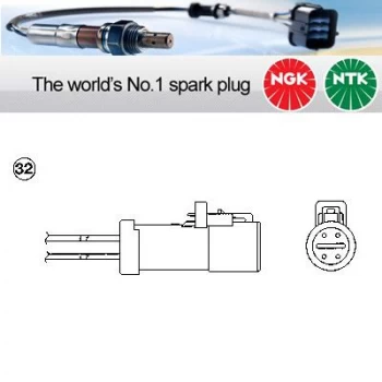1x NGK NTK Oxygen O2 Lambda Sensor OZA519-D4 OZA519D4 (8960)