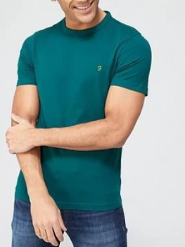Farah Danny T-Shirt - Emerald, Emerald, Size XL, Men