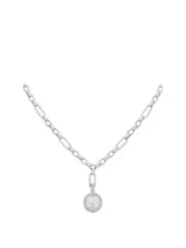 Bibi Bijoux Silver Astraea Chunky Chain Necklace, Silver, Women