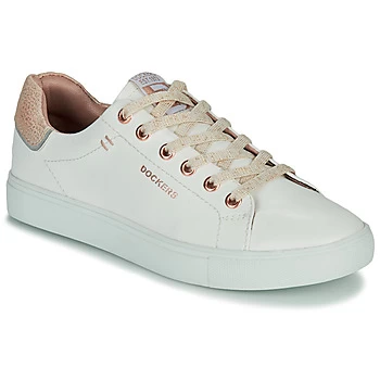 Dockers by Gerli 44MA201-594 womens Shoes Trainers in White,4.5,5.5,6.5,7.5,8.5