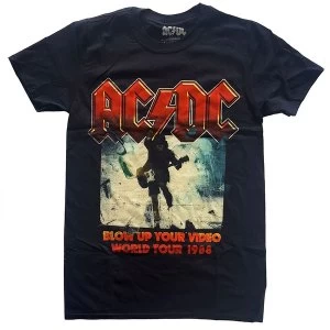 AC/DC - Blow Up Your Video Unisex Large T-Shirt - Black