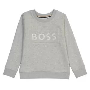 Boss Logo Crew Sweater Junior Boys - Grey