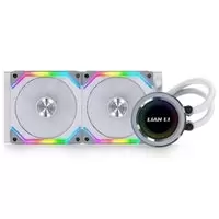 Lian-Li GALAHAD AIO SL 240mm High Performance RGB CPU Water Cooler - White