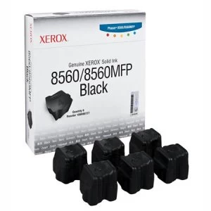 Xerox 108R00727 Black Ink Sticks Pack of 6