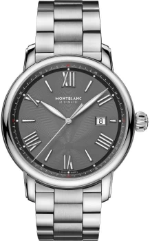Mont Blanc - Mont Blanc Star Legacy Automatic Date 43 Mm - Wrist Watch - Silver