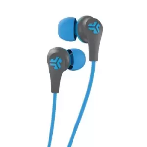 JLab JBuds Pro Wired Headphones In-ear Neck-band Sports Micro-USB Bluetooth Blue Grey
